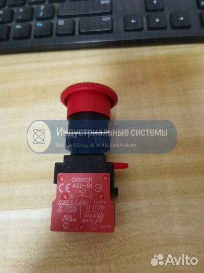 Кнопка Omron A22E-M-02