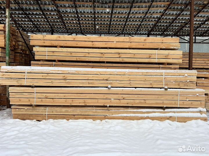 Доска обрезная 50х100х6000мм ГОСТ