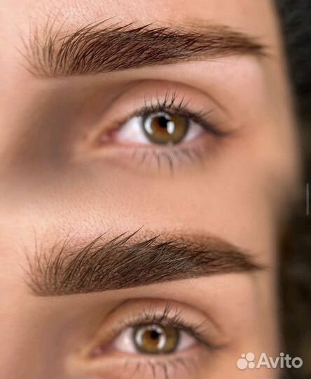 Перманентный макияж бровей