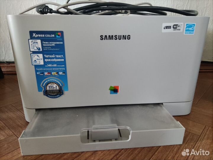 Принтер лазерный Samsung Xpress C410W, цветн., A4