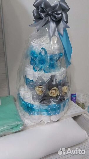 Торт из подгузников