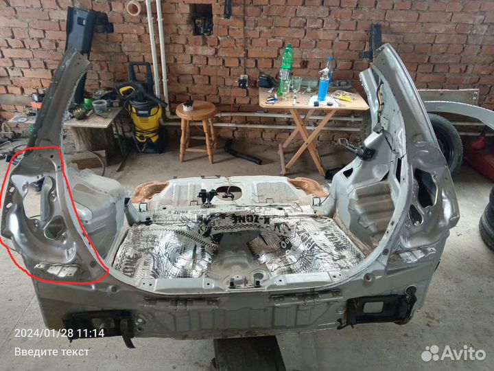 Заднее правое крыло, задняя панель, KIA Seed 2006