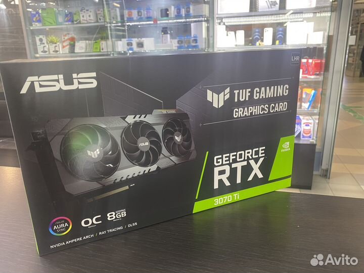 Новые asus GeForce RTX 3070 Ti TUF Gaming 8G V2