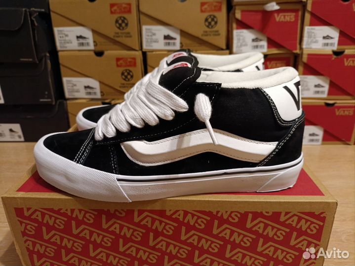 Кеды Vans Knu Mid Black / True White