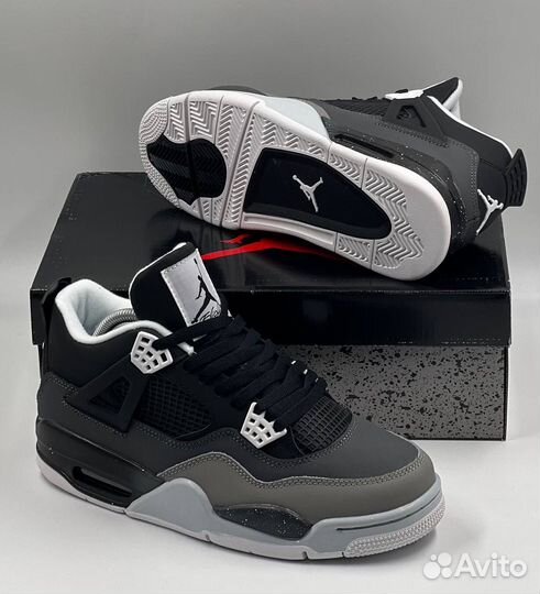 Nike Air Jordan 4 retro Black Grey