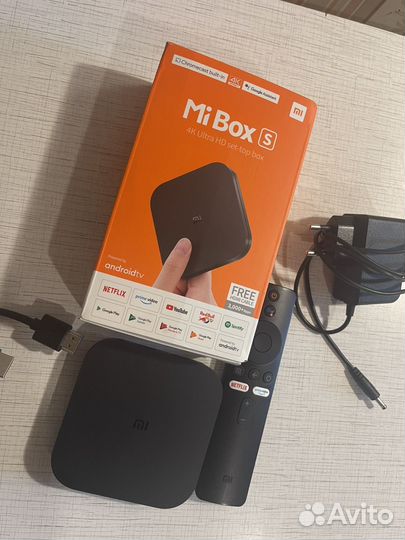 Тв приставка Xiaomi Mi Box S 4К