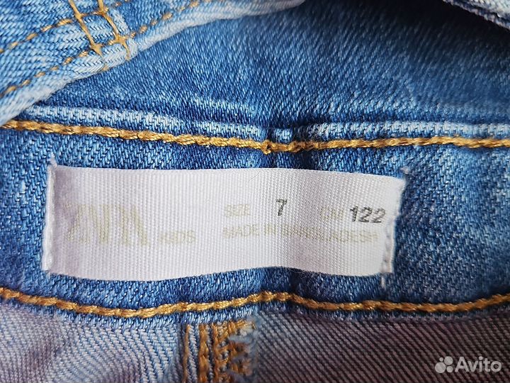 Джинсовый комбинезон zara 122