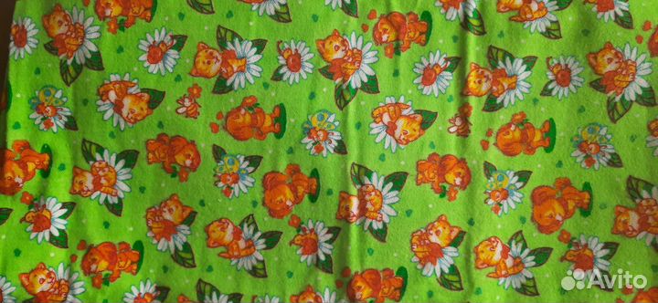 8 метров Фланель ткань отрез