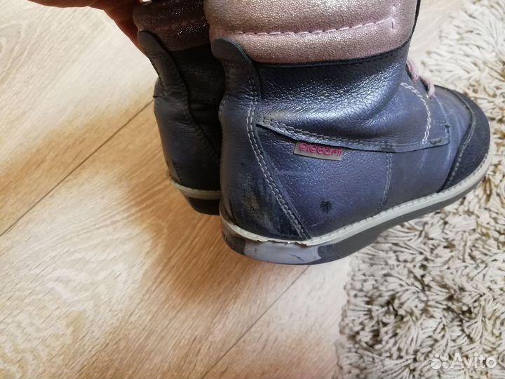 Ботинки демисезонные для девочки 28 размер