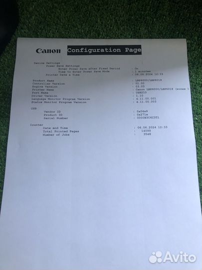 Принтер canon lbp 6000b