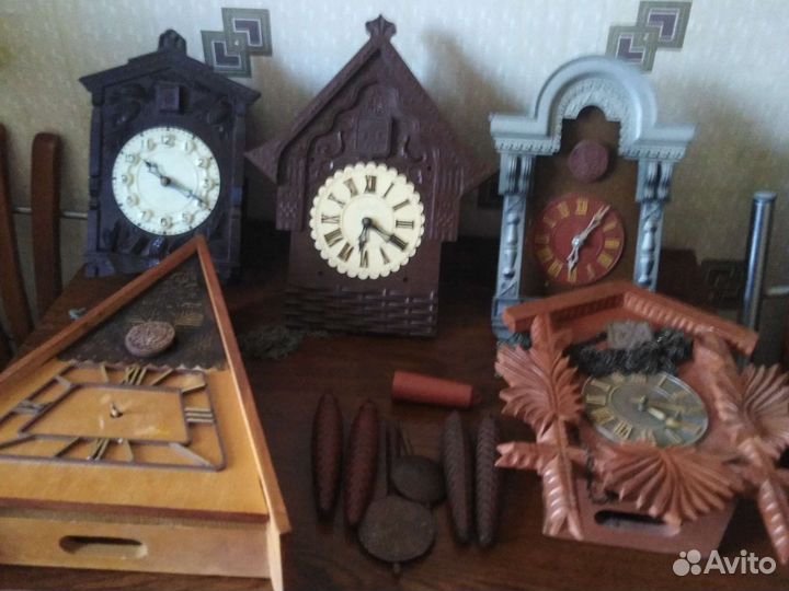 Часы с кукушкой механические с боем и без Старые
