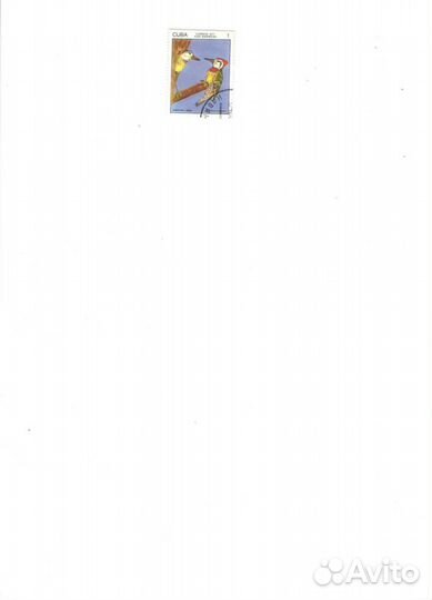 Коллекия марок птицы Куба 1977