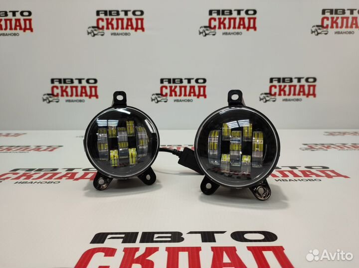 Птф LED Приора Нива Шевролет 70W 7 линз