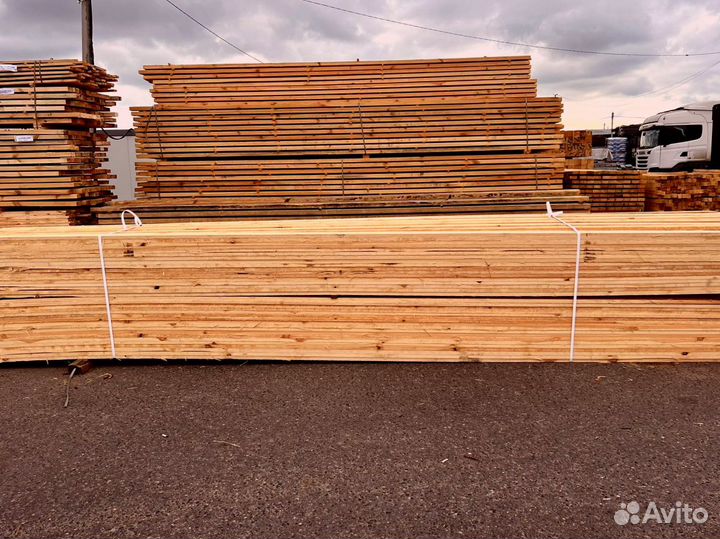 Доска обрезная 50х150х6000мм