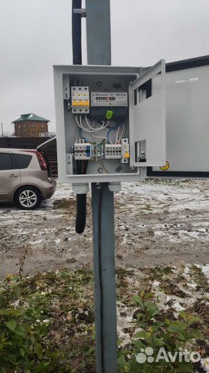 Подключение электричества на участок