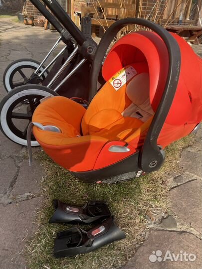 Автолюлька Cybex Aton Q и база isofix
