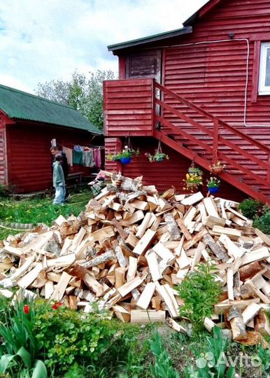 Дрова колотые Береза