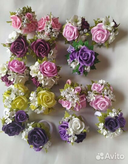 Резиночки для волос ручной работы