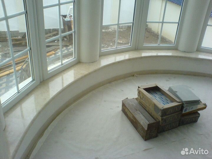 Подоконник, камень и цвет на выбор