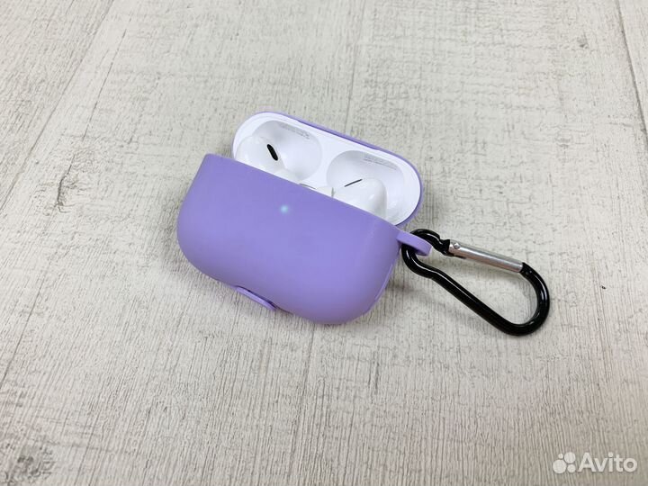 Силиконовый чехол Apple AirPods Pro c карабином