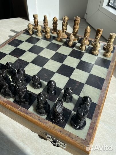 Шахматы ручной работы из Индии