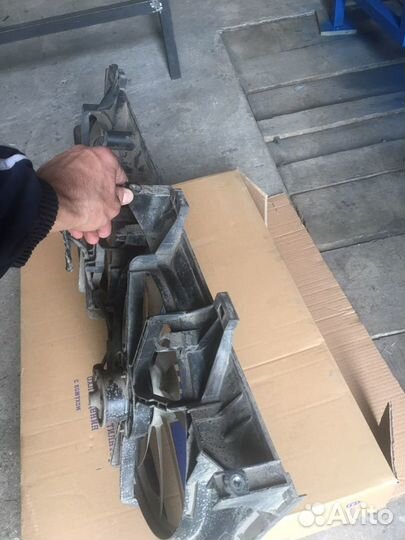 Электровентилятор охлаждения с кожухом