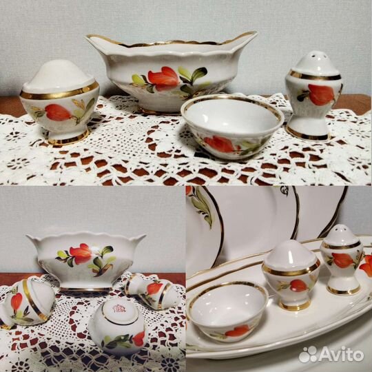 Фарфоровая посуда, остатки, разная