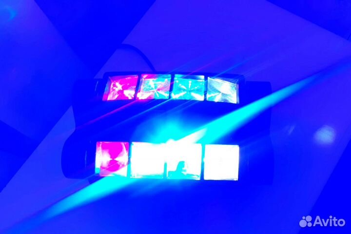 Светомузыка RGB крутящийся прожектора стробоскопом