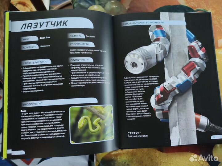 Книга детская научно-популярная Звероботы