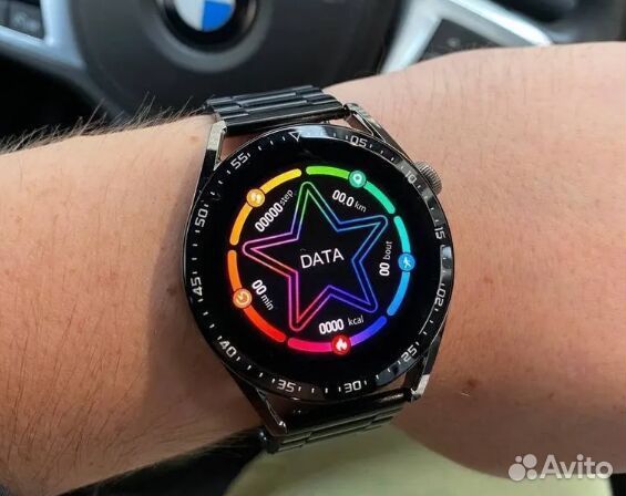 Смарт часы GT 3 Max (металлический ремешок)