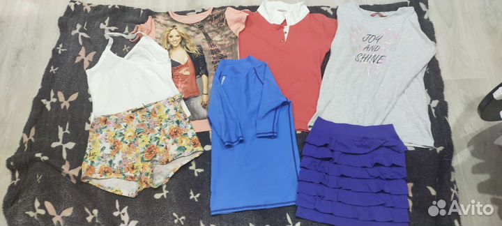 Вещи пакетом для девочки рост 146 152