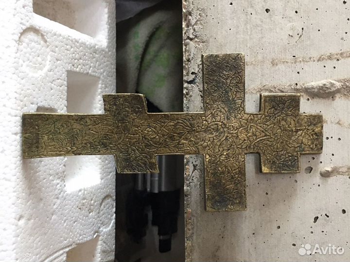 Крест киотный эмаль