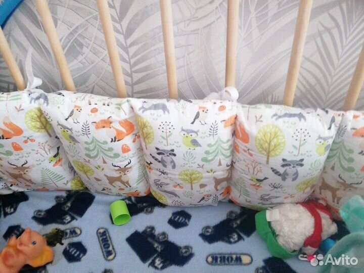 Бортики на детскую кроватку