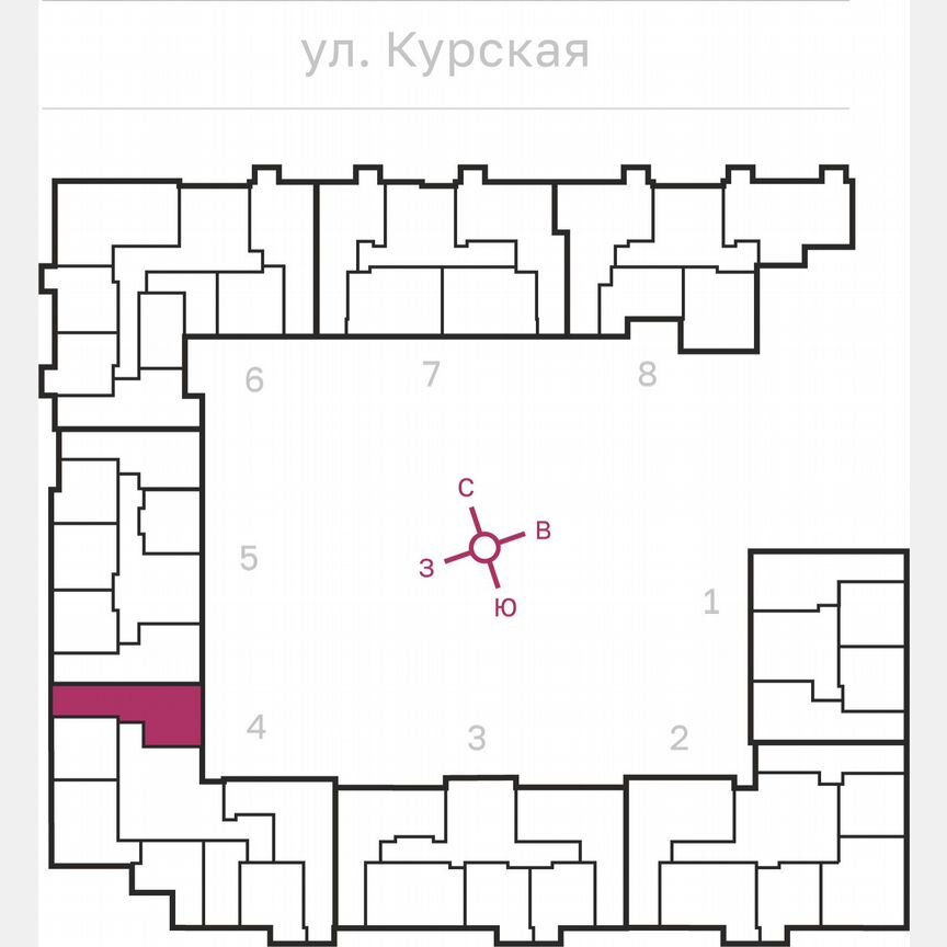 2-к. квартира, 61,5 м², 6/10 эт.