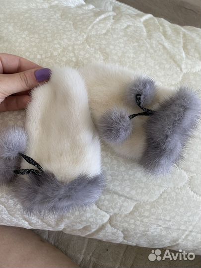 Варежки детские (норка)