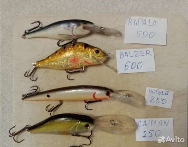 Воблеры и силиконовые приманки