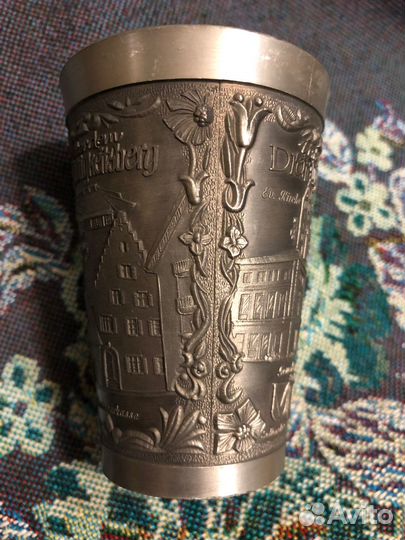 Стакан № 7. Старинный оловянный стакан