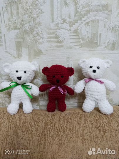 Детские игрушки вязанные новые