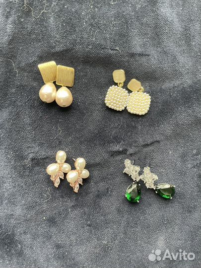 Серьги-гвоздики бижутерия