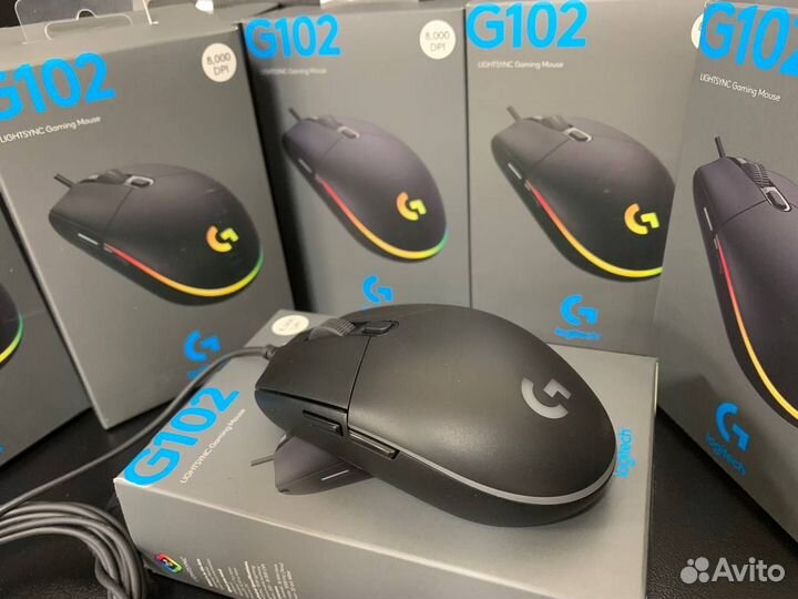 Мышь Logitech G102 LightSync