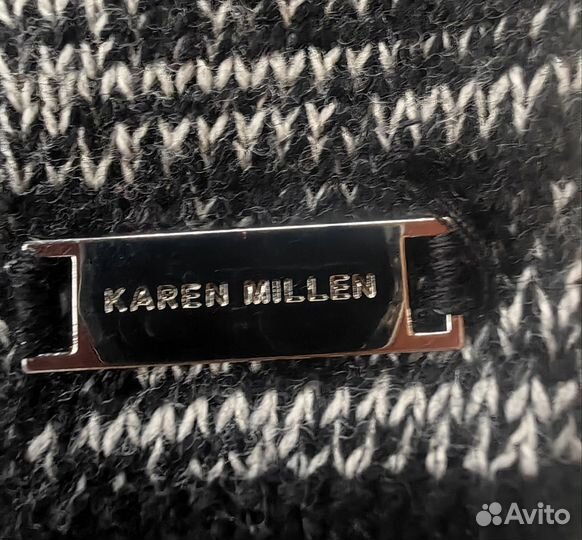 Кейп Karen Millen пончо меланж шерсть 44-46