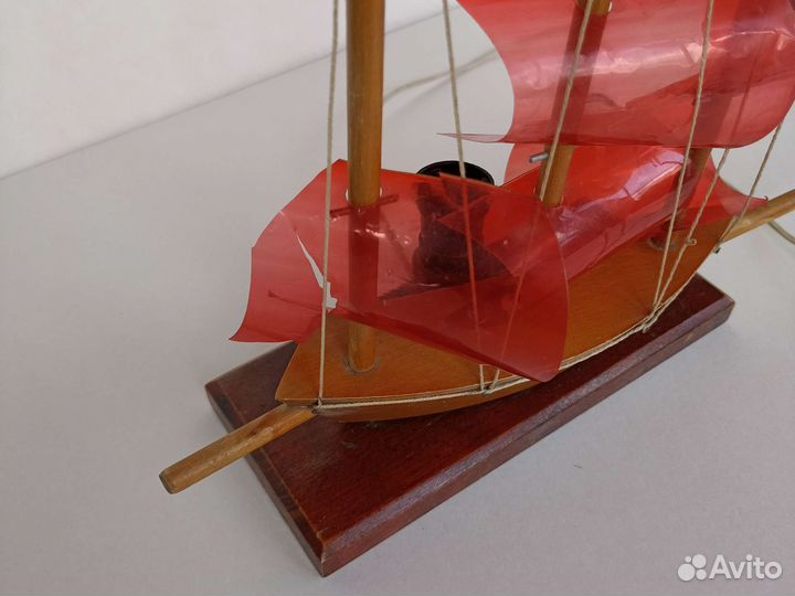 Светильник бра ночник парусник СССР реставрация