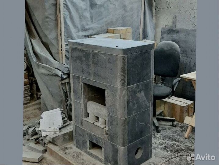 Камин теплонакопительный