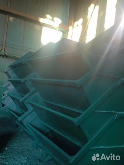 Бункер металлический 8 м3 лодочка