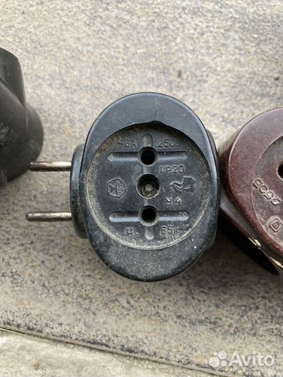 Розетки тройники СССР