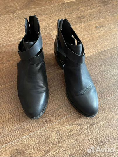 Полуботинки top shop натуральная кожа