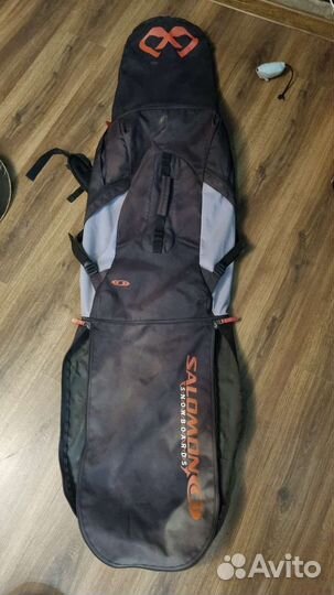 Сноуборд, крепление и сумка