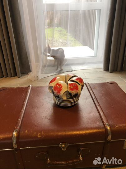 Чайный сервиз лфз красный пион