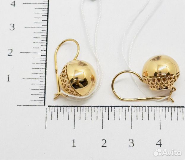 Золотые серьги