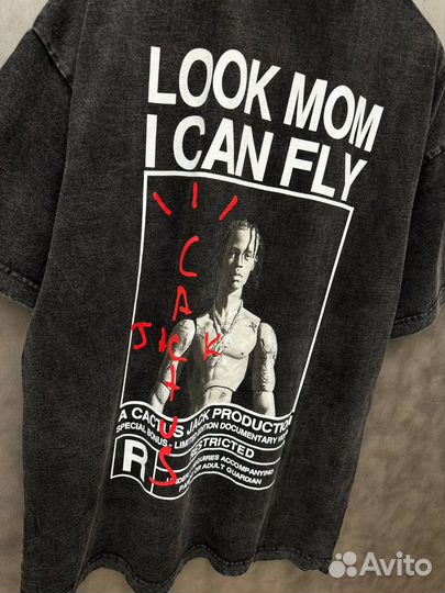 Футболка Cactus Jack Travis Scott оверсайз